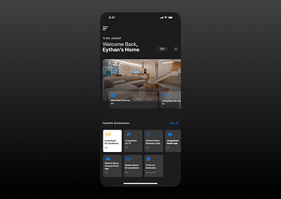 Smart Home Ui design design art home phone ui smarthome smartui ui ui phone uidesign uiux