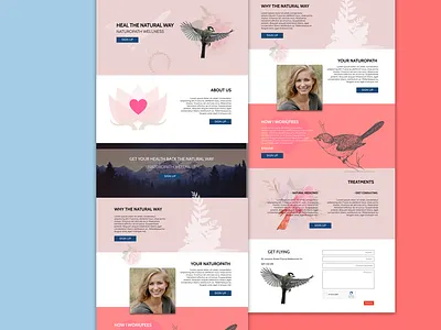 Thanks To Naturopath design graphic design ui ux web web design website