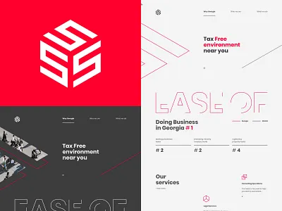 Synectics Consulting branding dark design logo logo design logotype red typography ui ux web webdesign websites