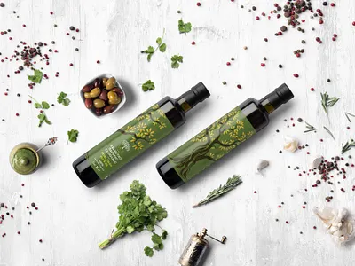 Greek Nature Estate - Extra Virgin Olive Oil branding design extra virgin olive oil greece logo logo design logotype oil olive packaging