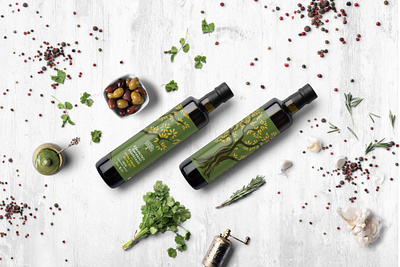 Greek Nature Estate - Extra Virgin Olive Oil branding design extra virgin olive oil greece logo logo design logotype oil olive packaging