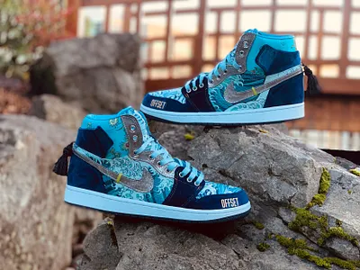 Migos AJ1s custom sneakers jordan nike shoes sneaker art sneakerhead sneakers