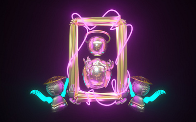 sign2 3d illustration