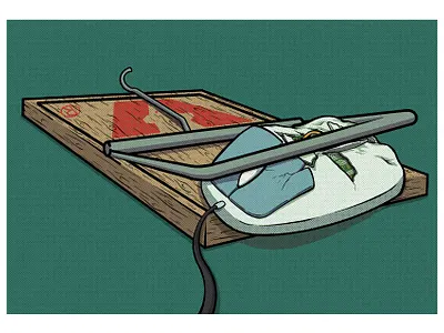 Mousetrap adobe illustrator adobe photoshop advertising illustration comedy design illustration procreate