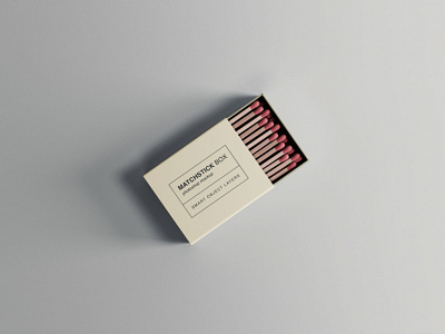 Free Matchstick Box Packaging Mockup design free mockup free mockup psd mockup mockup design mockup psd mockup template photoshop psd