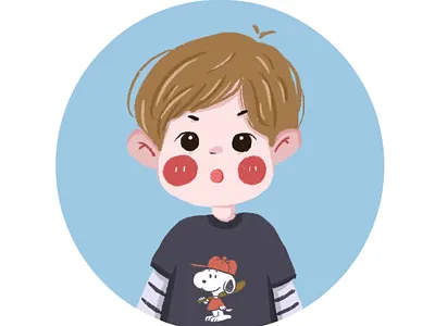 今日份的小可爱呀 branding design design draw illustration illustration art banner design illustration design ui