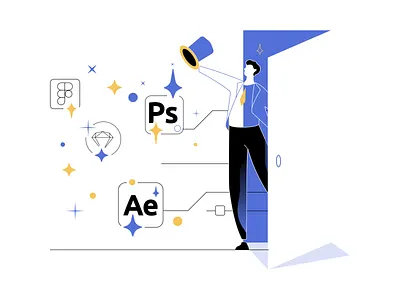 Design magic effect gif smarthome ui