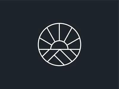 Summer Icon circle icon line linework minimal nautre rays season simple summer sun sunrise