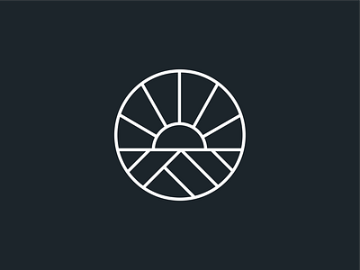 Summer Icon circle icon line linework minimal nautre rays season simple summer sun sunrise
