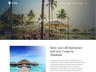 About Page - Hotel WordPress Theme design hotel hotel app hotel booking hotel branding hotel logo hotel website page builder plugins resort resorts responsive site builder spa template theme web design web development wordpress wordpress theme