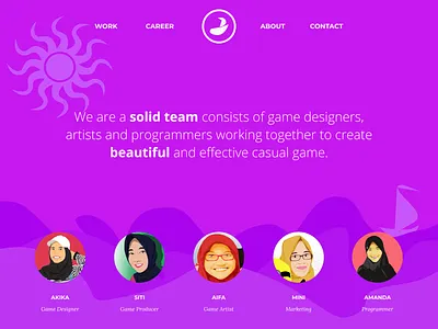 Kre.ativ Game Developer - Landing Page branding design figma game development game development studio home page home page design home page illustration illustration illustration art index page landing page landing page design ui web web design website website concept website design websites