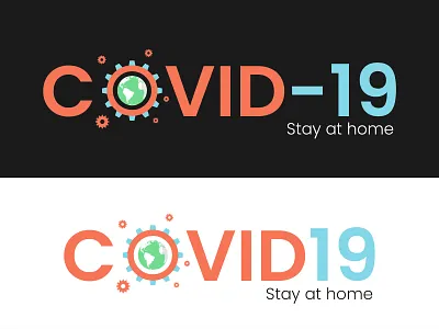 Covid-19 | Logotype Concept covid covid 19 design illustration logo design logodesign photoshop smart logo ui vector virus