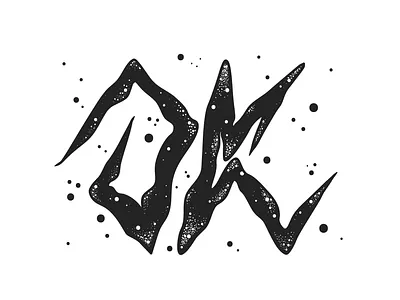 OK lettering letter lettering letters