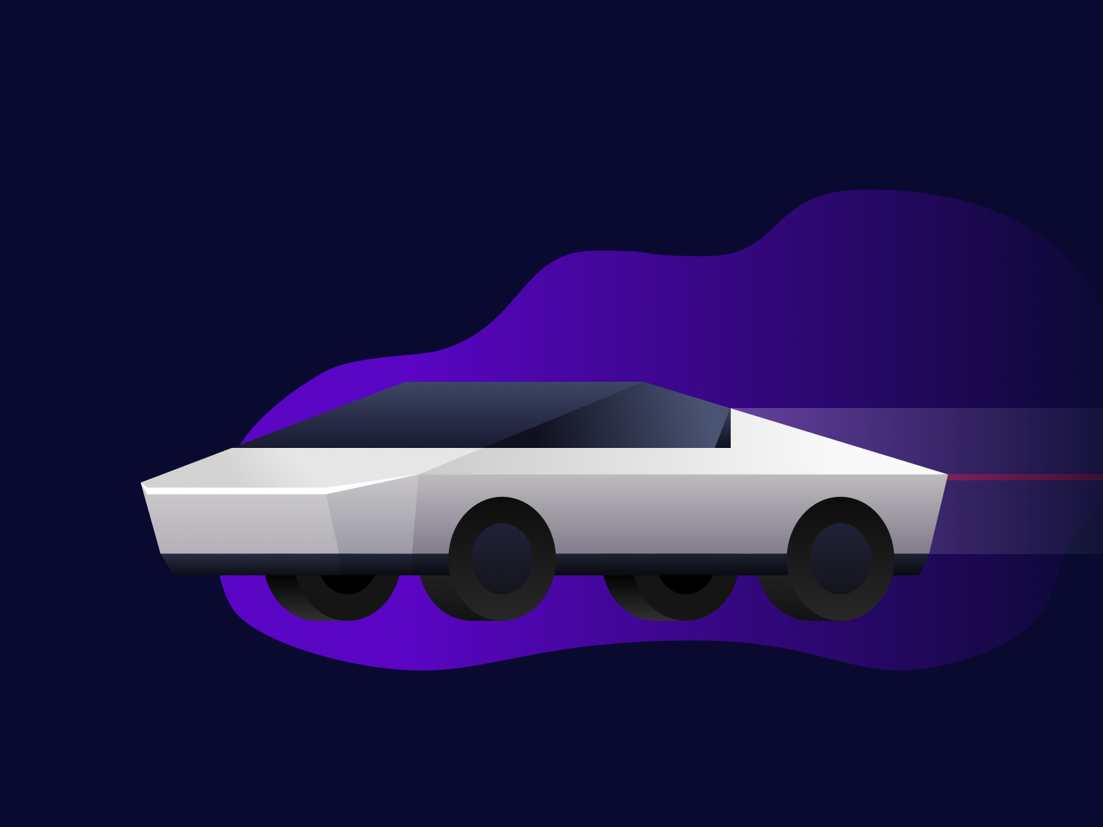 Example of Tesla Cyber Truck