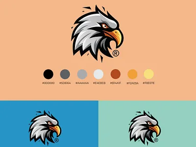 The Eagle - Rebounded logo mockups rebound