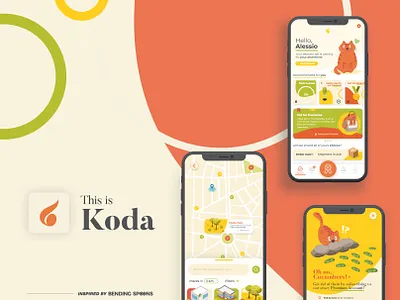 Koda - Designflows concept app adobe xd adobexd after effects animal app animals app app design app design icon ui web ios guide apple bending spoons code coding contest design designflows designflows 2020 illustration koda pet app ui