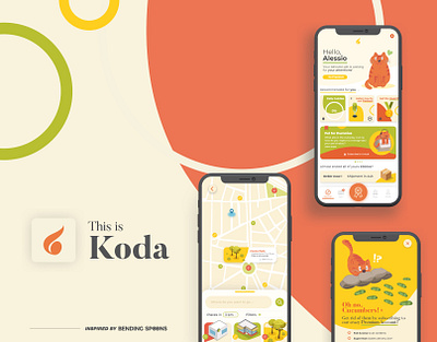 Koda - Designflows concept app adobe xd adobexd after effects animal app animals app app design app design icon ui web ios guide apple bending spoons code coding contest design designflows designflows 2020 illustration koda pet app ui