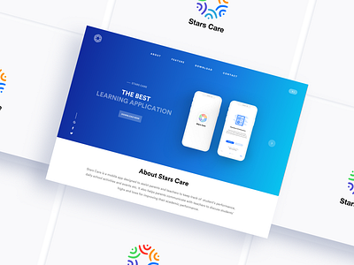 Stars Care Website Slide 2 animation app brandidentity branding design education website logo slider slideshow starscare typography user experience userinterface webdesign website