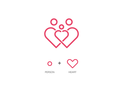 Maršas už Gyvybę | Logo Concept brand identity branding children family heart heart logo icon icon design life lithuania lithuanian logo logo design parents people people logo red red logo vector vilnius