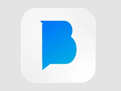 B App Logo app branding design icon illustration illustrator logo typography ui ux