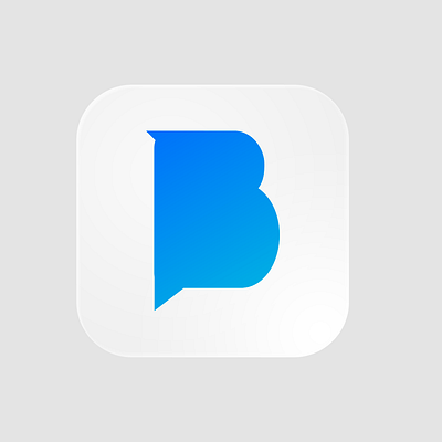 B App Logo app branding design icon illustration illustrator logo typography ui ux