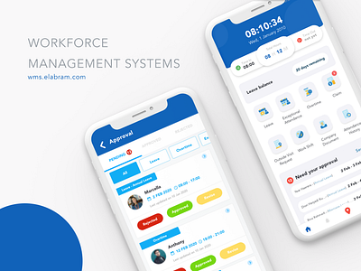 Workforce Management Systems - IDN approval approve attendance claim design hr hr applicatiom hr software hris human resource leave mobile