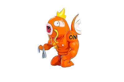 magikarp art design illustration illustration art photoshop