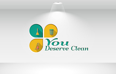 Logo for Cleaning: https:// animation catalogue catalogue design design flat illustration logo typography vector web