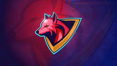 Fox esport logo brand branding design esport esport logo foxlogo game gaming illustration logo vector