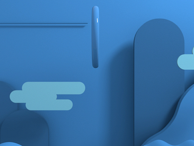 HELLO DRIBBBLE ! animation cinema4d design gif hello dribble motion motion design