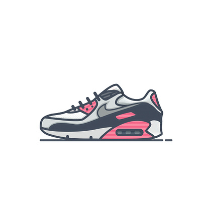 Nike Air Max 90 africa design icon illustration kenya nairobi vector