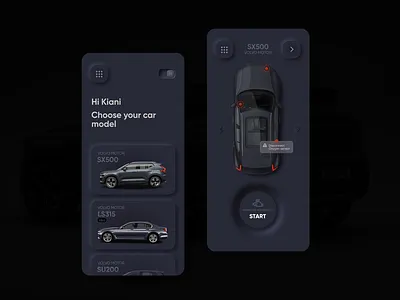 Neumorphism Car Fault Diagnosis app application car fault diagnosis fault diagnosis neumorph neumorphism ui uiux