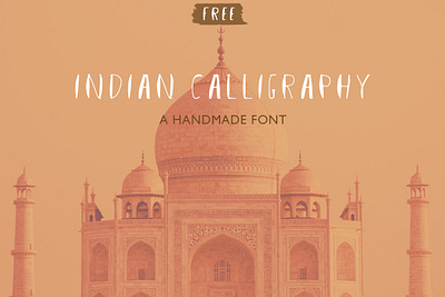 Free Indian Calligraphy Handmade Font balanced decorative dot dotted elegant friendly hand handmade handwriting handwritten happy invitation line love lowercase nature romantic sans serif simple tajmahal