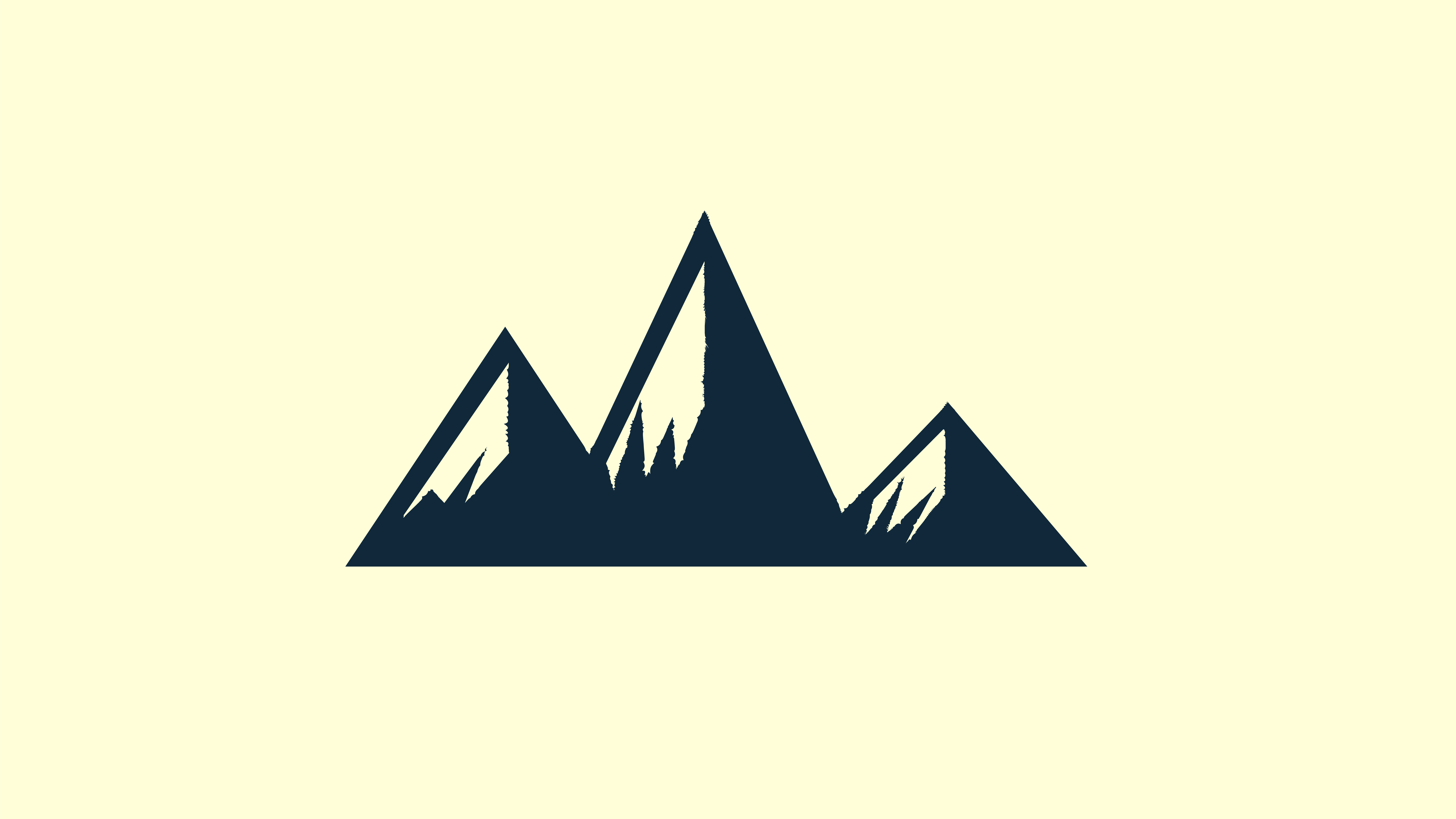 Example of Mountains Flat Landscape