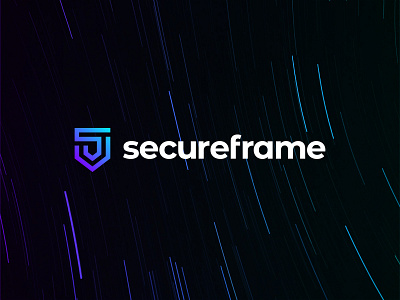 Secureframe logo design app branding clean design icon illustrator logo logo design logotype minimal simple vector