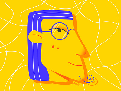 Profile view character characterdesign illustration lineart man profile profileview
