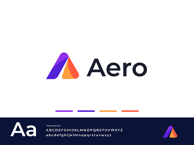 Aero-Logo agency app branding brandmark colorful creative dailylogo dailylogodesign design dribbble icon identity illustration logo logomark logotype minimal software tech logo vibrant