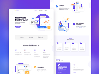 Landing Page for MobieRanker branding design designer desktop illustration landing landing page logo mobile ui ui ux ui design uidesign uiux user experience user interface user interface design userinterface ux web