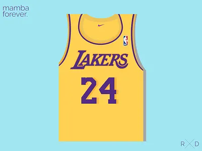 Kobe Bryant Jersey design graphics illustration illustrator vector