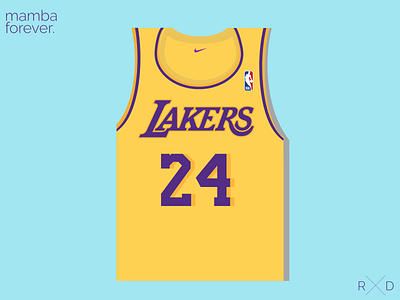 Kobe Bryant Jersey design graphics illustration illustrator vector