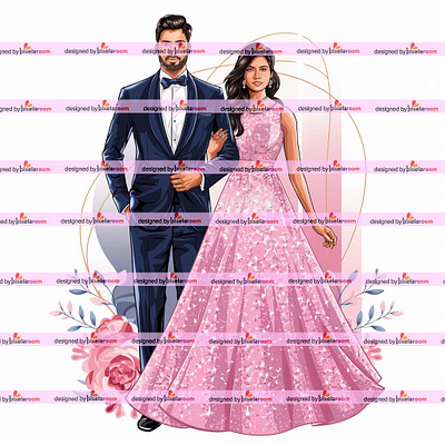 vibrant full-body vector art of an Indian couple. 3d animation caricature4 caricatureartist couple graphic design ui wedding weddingcarddesign weddinginvitation weddingstationery