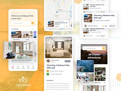 Crown Mobile Application app designers australia creative design designer designer portfolio inspiration mobile application trending ui ux ui
