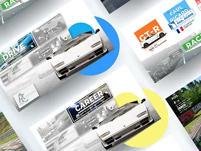 Assetto Corsa 2020 Rebrand // Main Menu brand branding car design drive game motorsport steam ui ux videogame