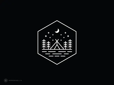 Outdoor adobe illustrator brand design branding branding and identity branding design designlogo flat lineart logo logo design logodesign logos minimalist night outdoor outdoor logo simple simple design simple logo simplicity