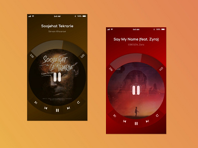 Music Player App dribbble music music player music player app music player ui ui