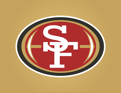 San Francisco 49ers 49ers california concept football logo nfl san francisco