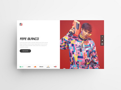 Artiste Landing Page Design artiste dailui design landing page landing page ui music musician streaming ui uid ux uxui web web design webdesign website website concept website design websites