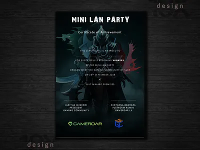 Certificate Design branding design photoshop typography