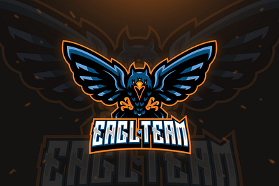 Eagle mascot preview animation awesome design export illustration logo logogame vector