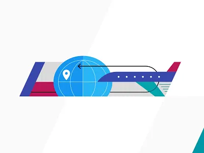 Locations branding comercial illustration vector web